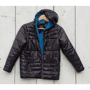 Calvin Klein Puffer Jacket Coat Boys Size Black  (10/12)  Lightweight Quilted